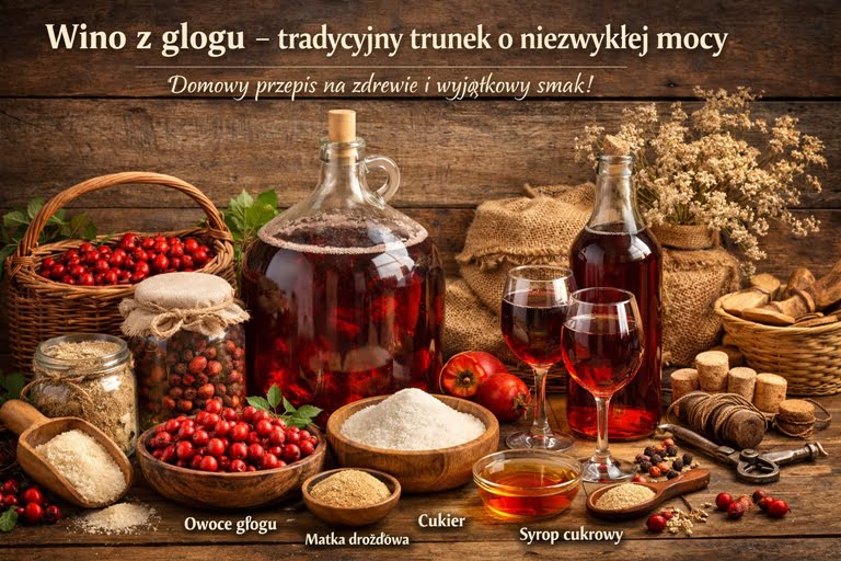 wino z głogu – naturalna recepta